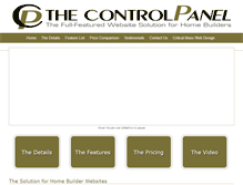 Tablet Screenshot of controlpanel.criticalmassweb.com